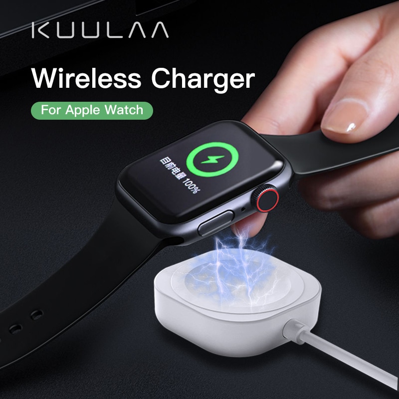 Wireless Charger For Apple Watch Charger Dock Charging For Iphone Smart Apple Watch Series 5 4 3 2 KUULAA Fast Charger