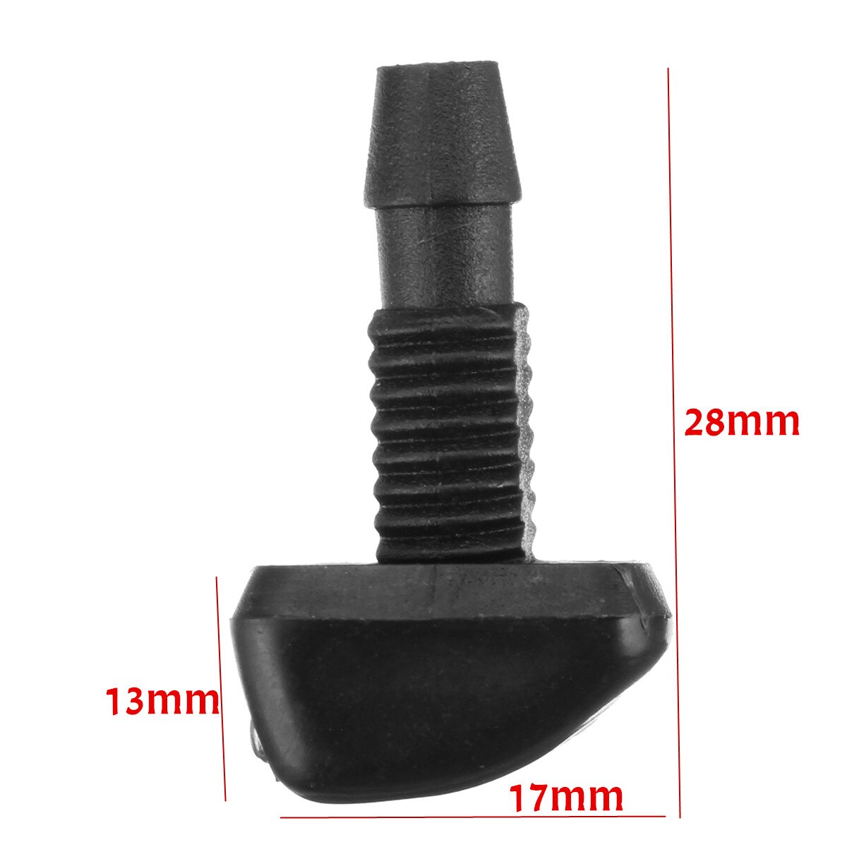 2pcs Universal Car Windscreen Washer Wiper Nozzle Front Window Spray Jet