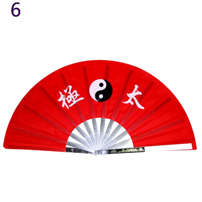 Rustfritt stål tai chi fan fitness kung fu kampsport ytelse dans fan rustfritt stål kampsport fan: 6