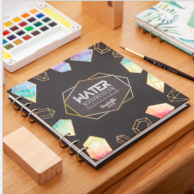 100% Katoen Professionele Aquarel Papier 300 G/ml 20 Vellen Handgeschilderde Aquarel Boek Artiest Student Alle Schets