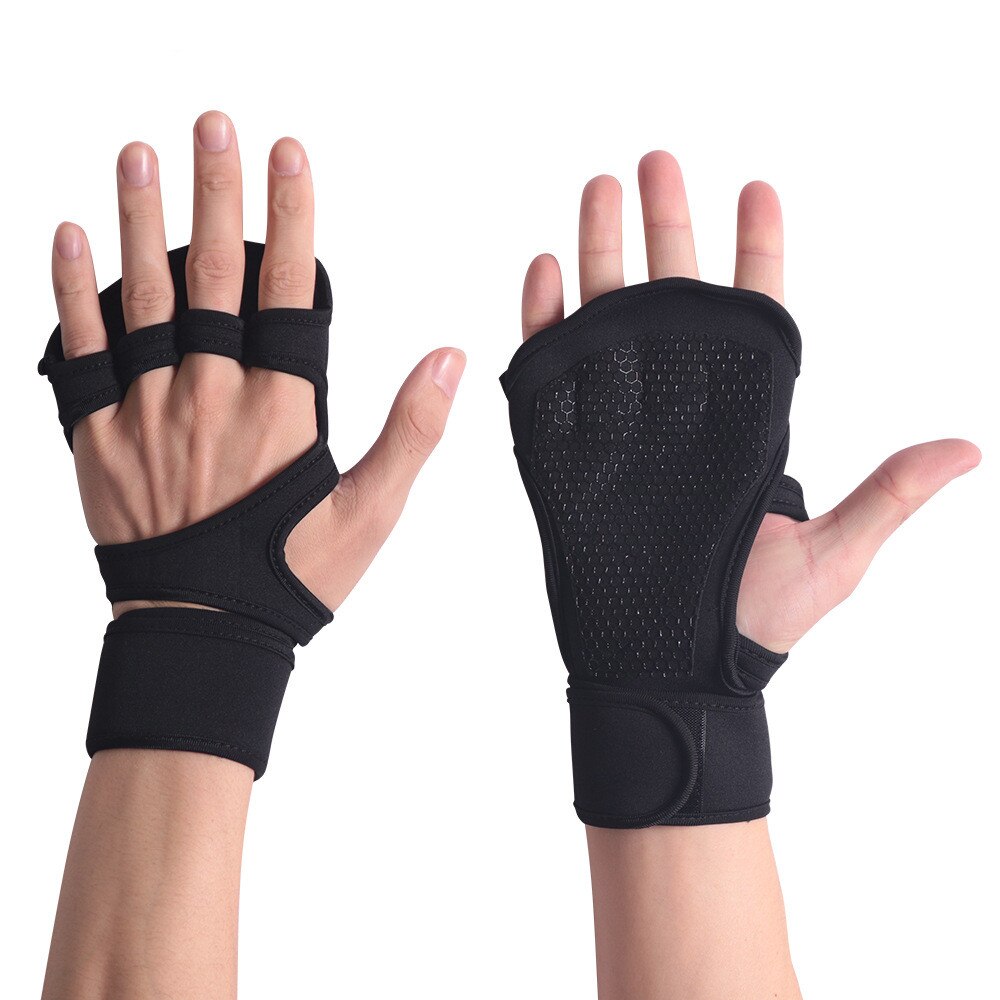 Gewichtheben Handschuhe Training Gym Grips Fitness Handschuh Frauen Männer Crossfit Bodybuilding Gymnastik Armbänder Hand Palm Protector
