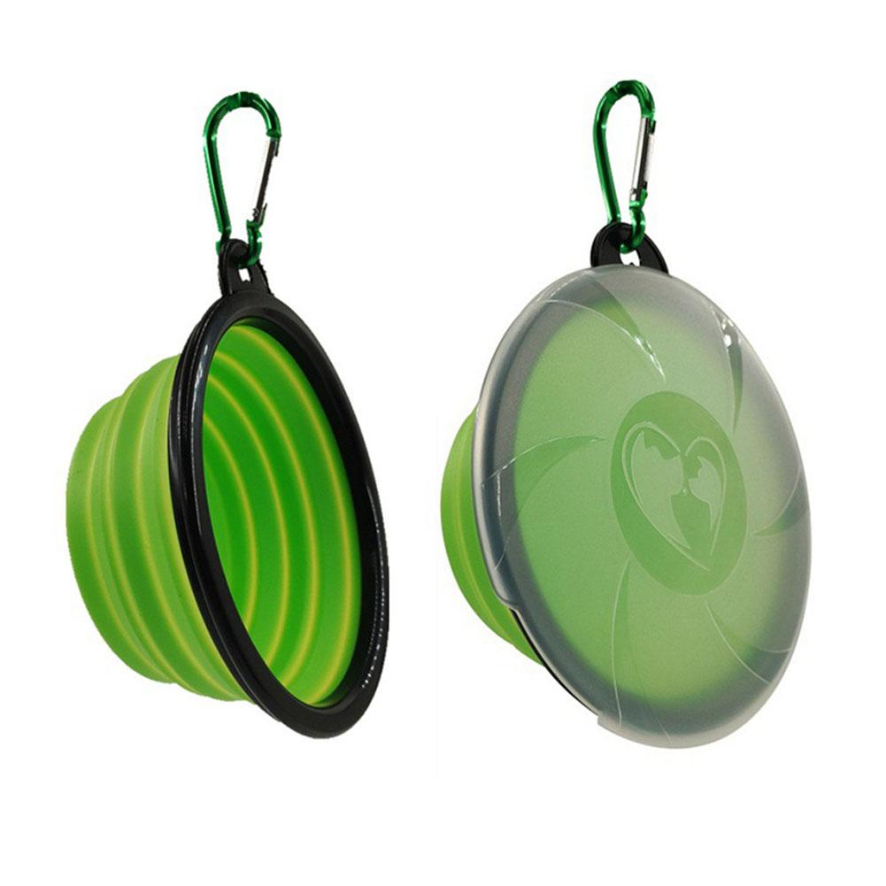 450ml hondenbakken, voerbak voor huisdieren, opvouwbare waterbak voor honden, draagbare, afwasbare voerbak voor binnen en buiten