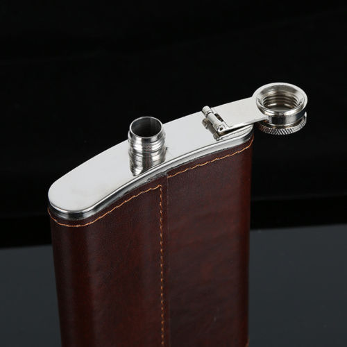 HIP FLASK Stainless Steel Pocket Drink Whisky Flasks Alcohol Engraved Steel