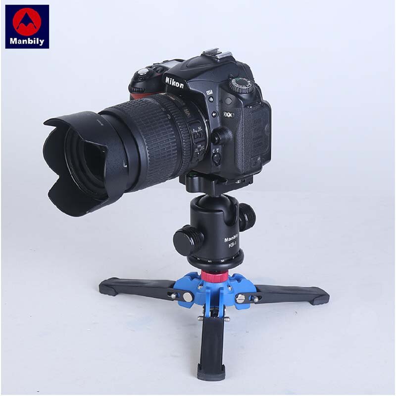 Manbily M-1 Hydraulic Universal Three Feet Support Stand Stable Base for Monopod with 3/8&quot; screw