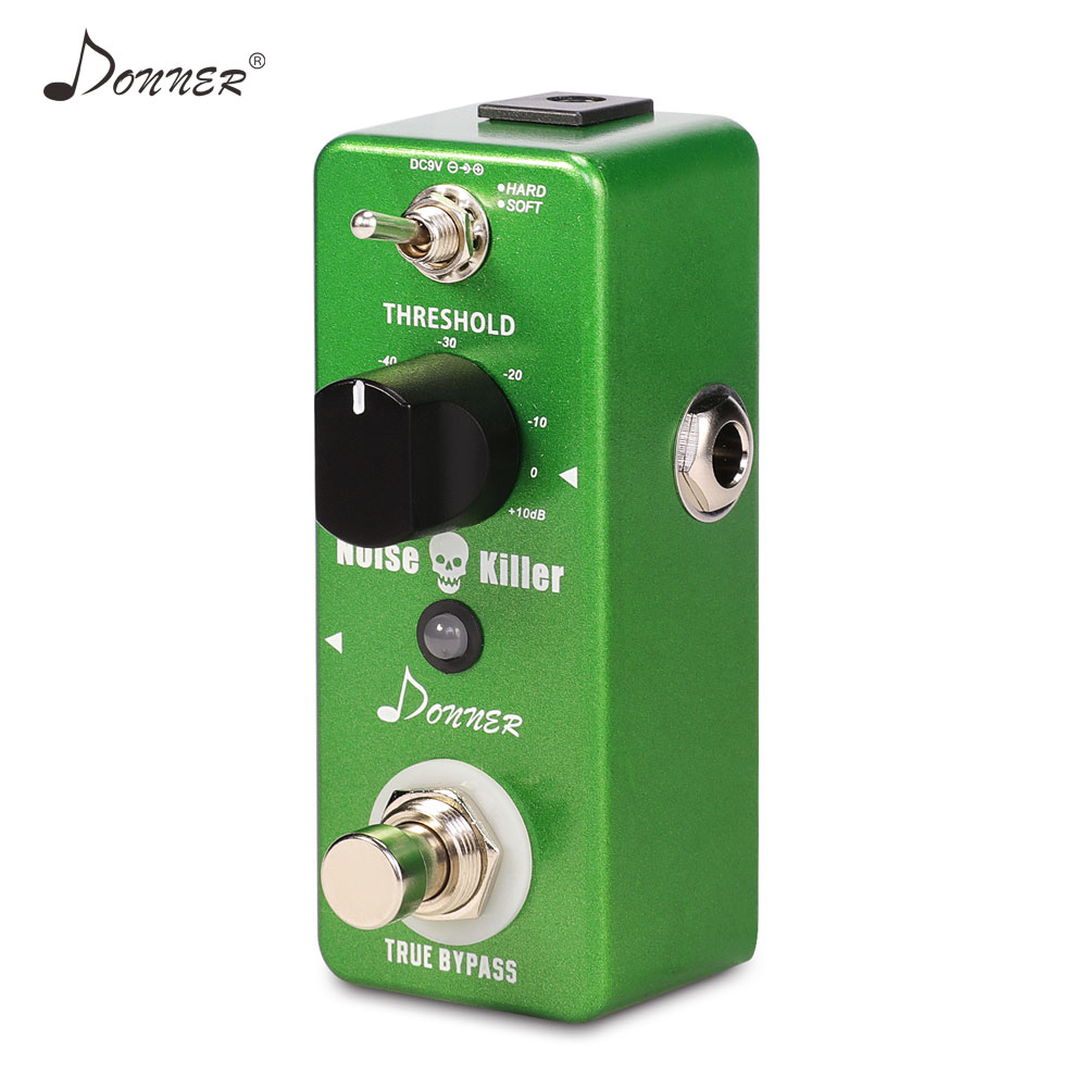 Donner sonido Killer puerta efecto Pedal reducción de ruido guitarra Pedal supressor verdadera Bypass accesorios de guitarra eléctrica