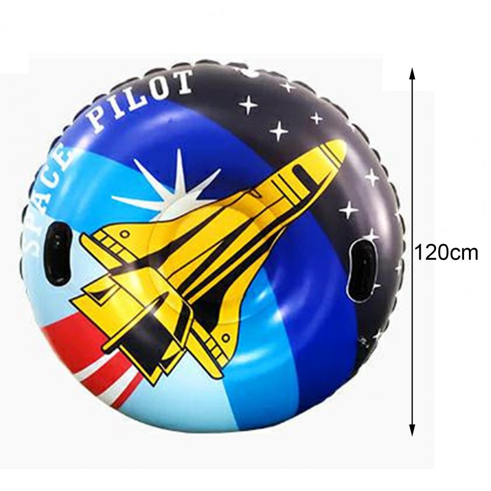 Dzieci dorośli zima odkryty sport rakieta wzór zjazd na oponie nadmuchiwane sanki