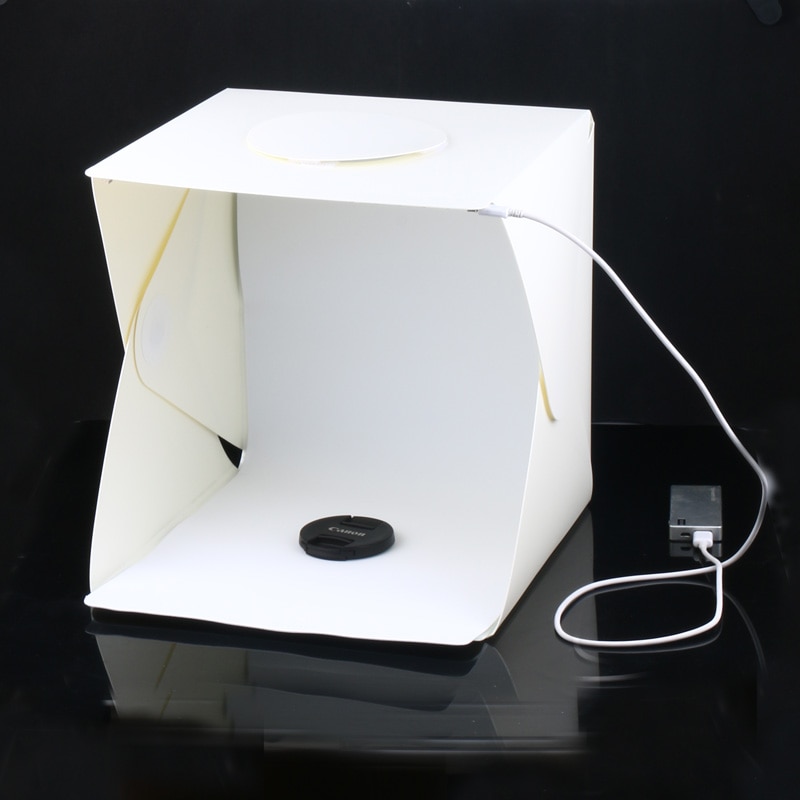 Adjustable Brightness 30cm Portable Mini Photo Studio Box Photography Background Light Photo Box Photo Studio Accessories