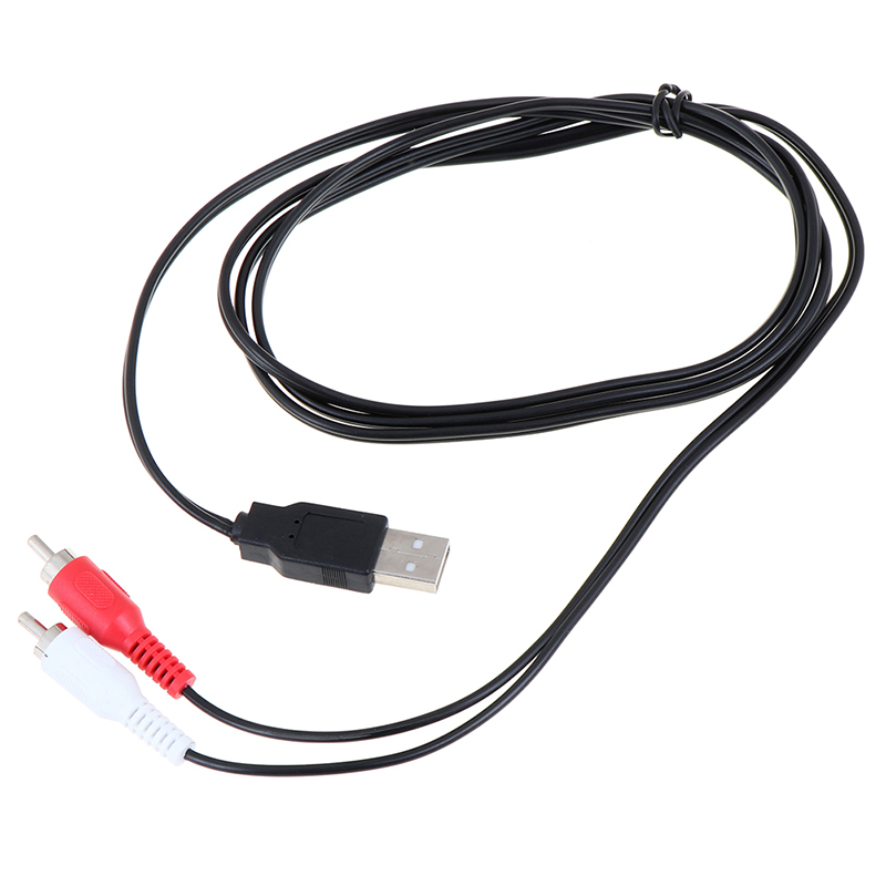 Adaptateur Composite RCA Mâle vers USB Mâle A pour Touriste, Câble d'Extension de Données Audio et Vidéo, 1 Pièce