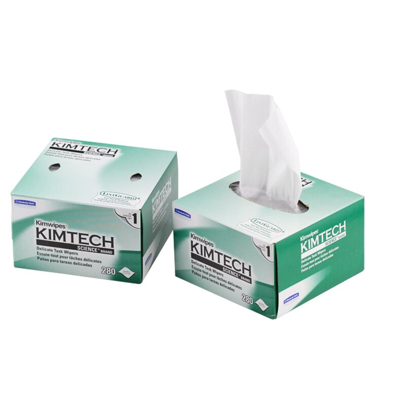 Kimwipes 280pcs/Box brand fiber cleaning paper 210 x 110mm Optical fiber cleaning paper For Optical Components