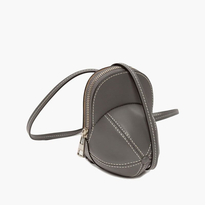 Jw Anderson Cap Tassen Pu Lederen Crossbody Tas Voor Vrouwen Eenvoudige Mode Schoudertas Dame Luxe Handtassen: grey