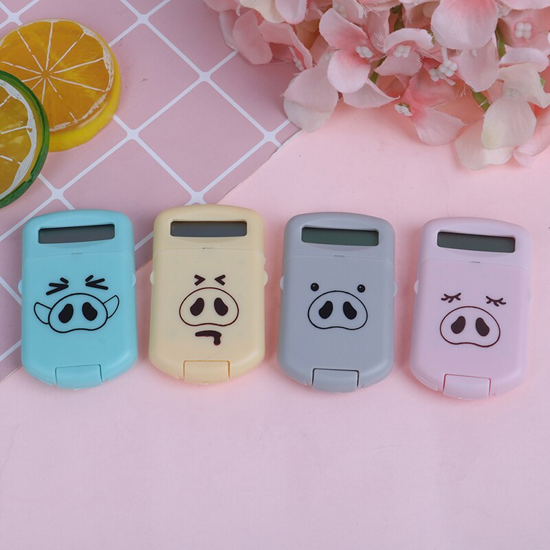 Mini Cute Pocket 8 Digits Electronic Calculator Desktop Student School Supply Portable for school student