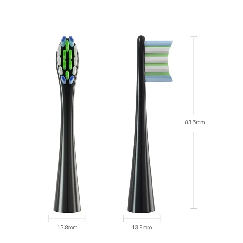 Bürstenköpfe für Oclean fließen/X/ X Profi/ Z1/ F1/ eins/ Luft 2/SE, weiche Schallzahnbürste, Staubsauger, DuPont-Borsten, 7 Ersatzköpfe
