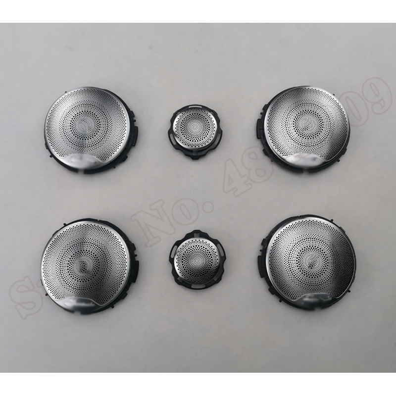 Audio Speaker Panel Voor Mercedes Benz C-Klasse W205 Auto 6 Covers Zilver Interieur Portierbekleding Luidspreker Midrange Deksel accessoires