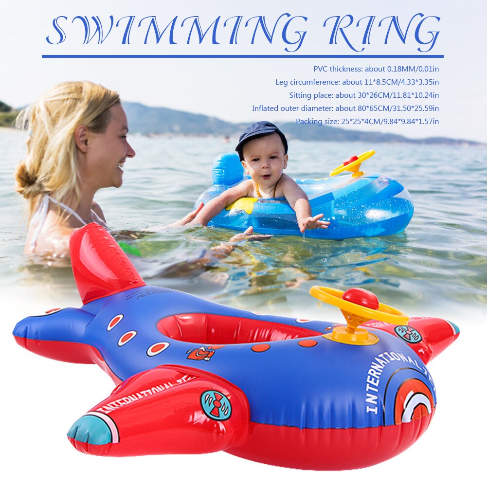 Zwemmen Ring Zomer Opblaasbare Kids Float Matras Kid Kinderen Zwemmen Zwembad Water Cartoon Zetel Auto Trainer Met Wiel Hoorn