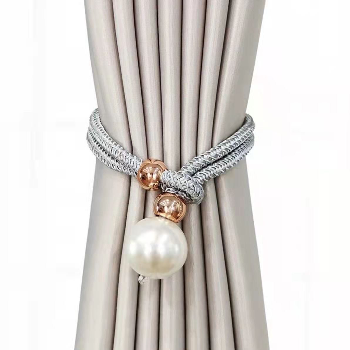 1Pc Heavy Curtains Clamps Curtain Holder Pompom Tieback Clips Hanging Balls Tie Back Home Decoration Accessories