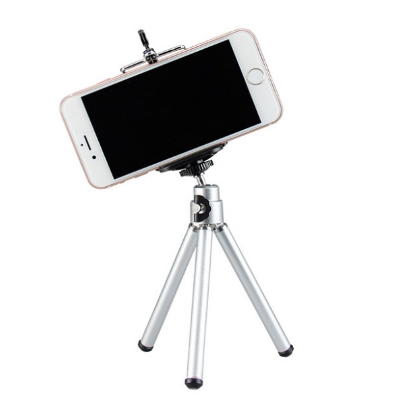 Intrekbare 3 Secties Verstelbare Benen Mini Tripod Stand Houder Aluminium Camera Uitschuifbare Monopod Statief Voor Camera Smartphone