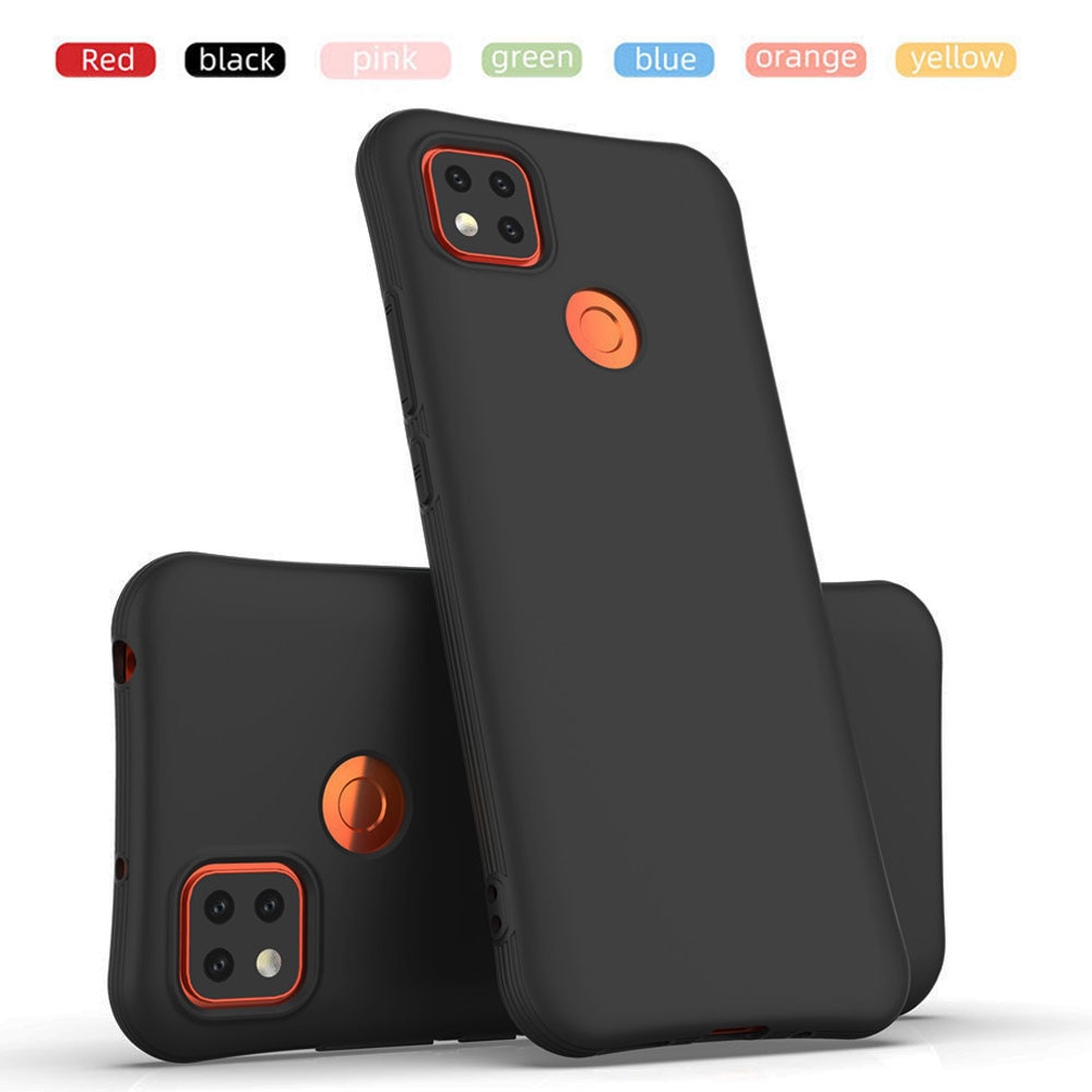 Capinha para redmi 9c capa traseira casos 6.53 polegada nova magro doces cor silicone capa protetora completa para xiaomi redmi 9c 9 c casos