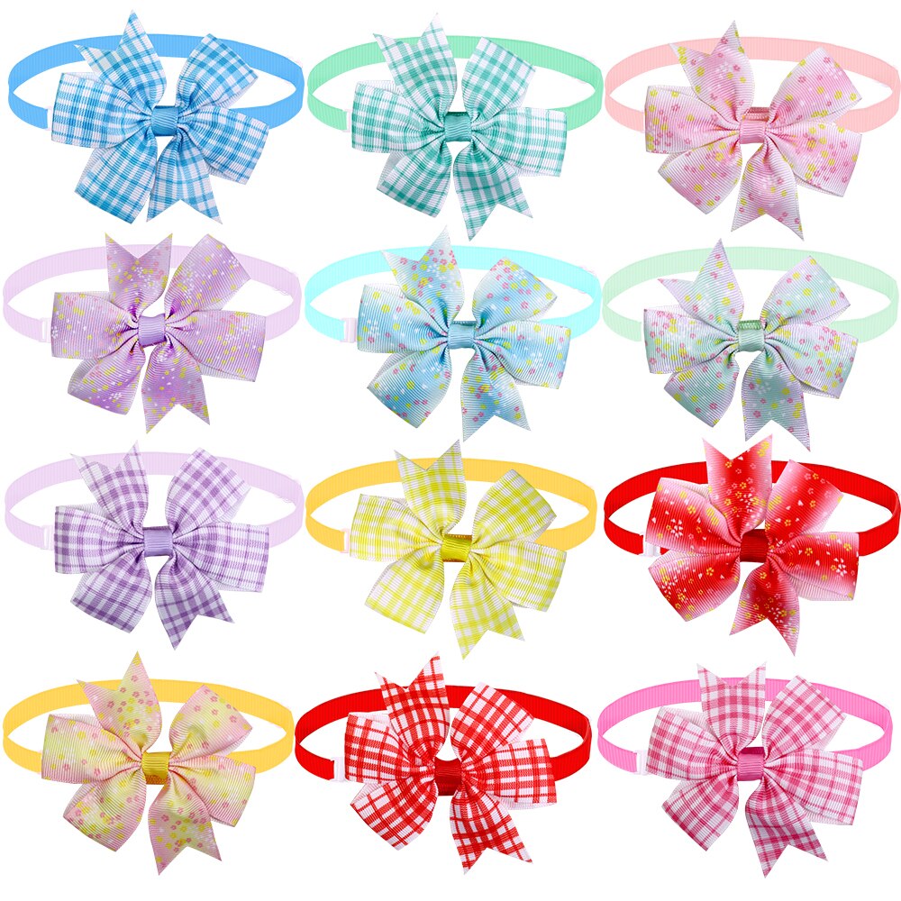 Accesorios para el cuidado del perro de primavera, corbata de moño para perro de Mascota, pajaritas de perros pequeños, productos para perros pequeños, 100 Uds.: Default Title