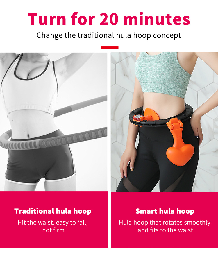 smart Fitness hula hopp hoelahoep Fitness sportsutstyr luftbøyle gymnastikkutstyr treningsutstyr hjemmegym