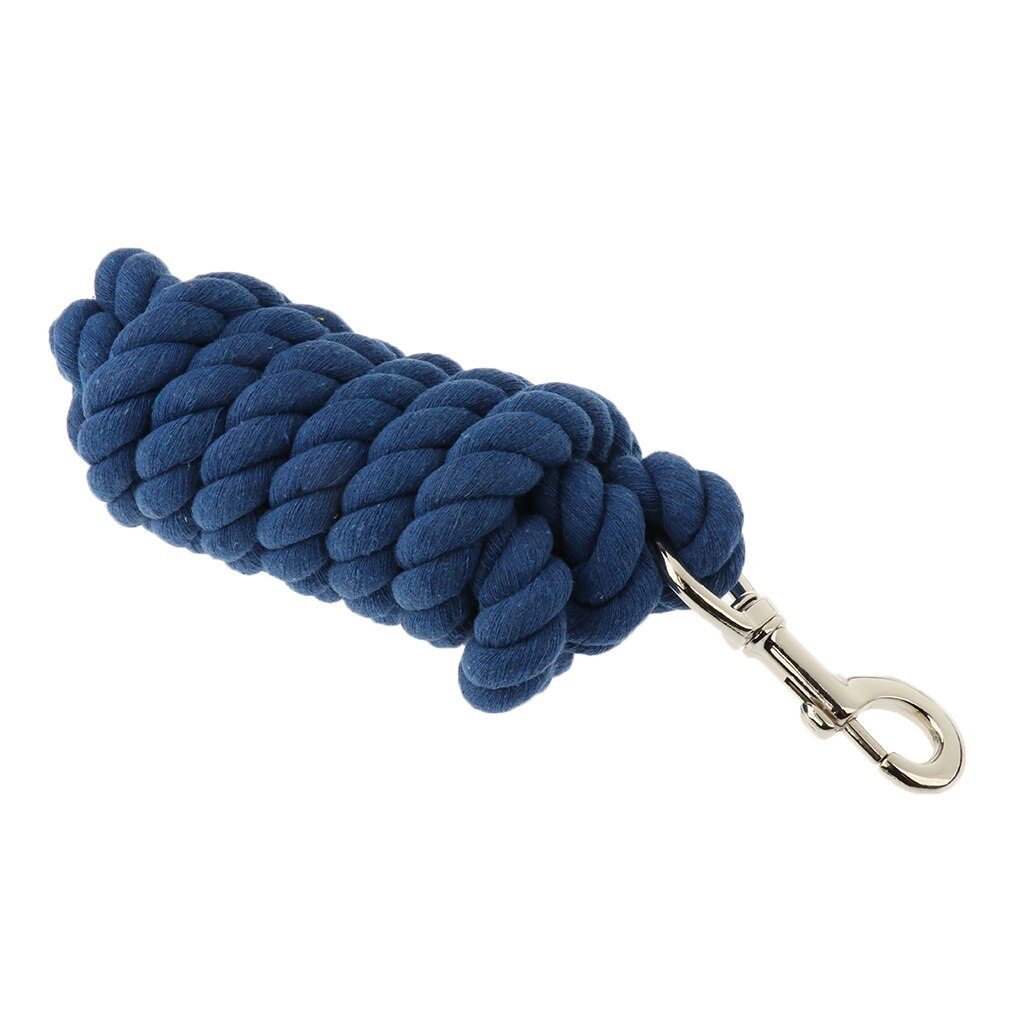 Cuerdas de caballo de plomo, Halters, armadura de algodón: Navy Blue 