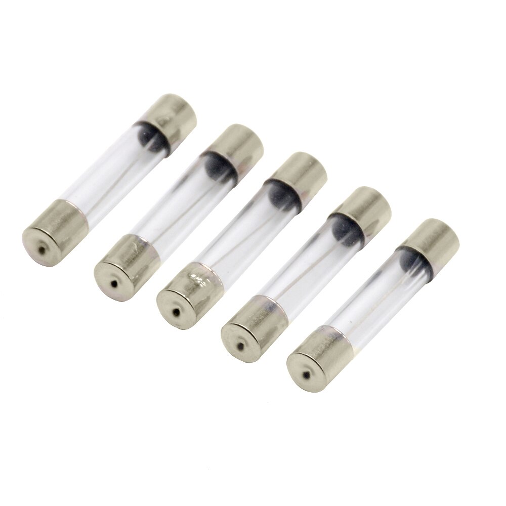10 stk/parti en sælger 6*30mm hurtigblæste glasrør sikringer 6 x 30 mm 250v 0.5 1 2 3 4 5 6 8 10 15 20 25 30 a amp sikring