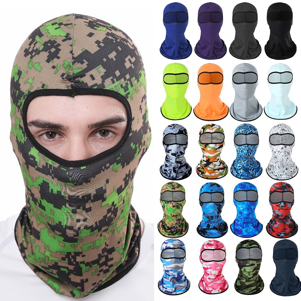 Men Breathable cap Balaclava Full Face Mask Women Multi Color Sport Cover Hiking Travel Hat Cap Outdoor Protection hat