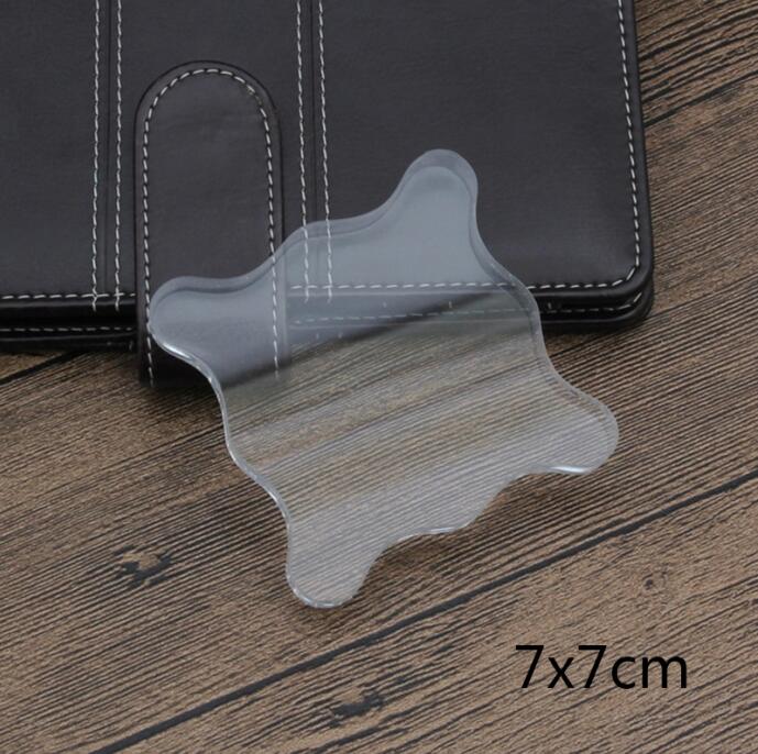 Sello transparente de silicona geométrico círculo línea de puntos Vintage para álbum de recortes DIY artesanía decoración sello de goma: 7x7cm