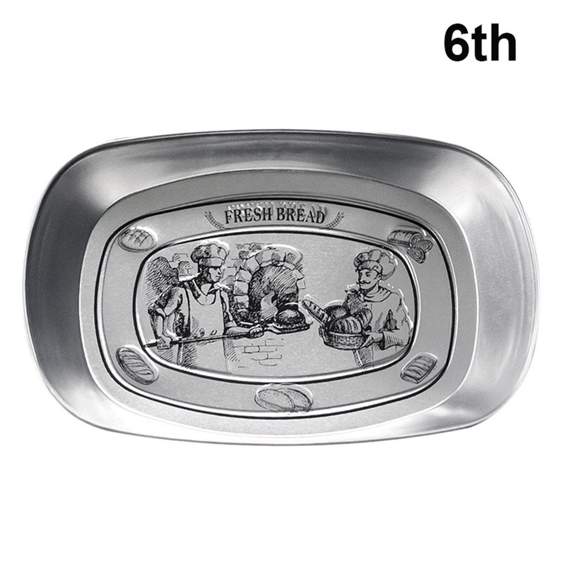 Retro Boat-Shaped Storage Tray Plate for Snack Fruit for Household Kitchenware Home Decoration F2: 6th