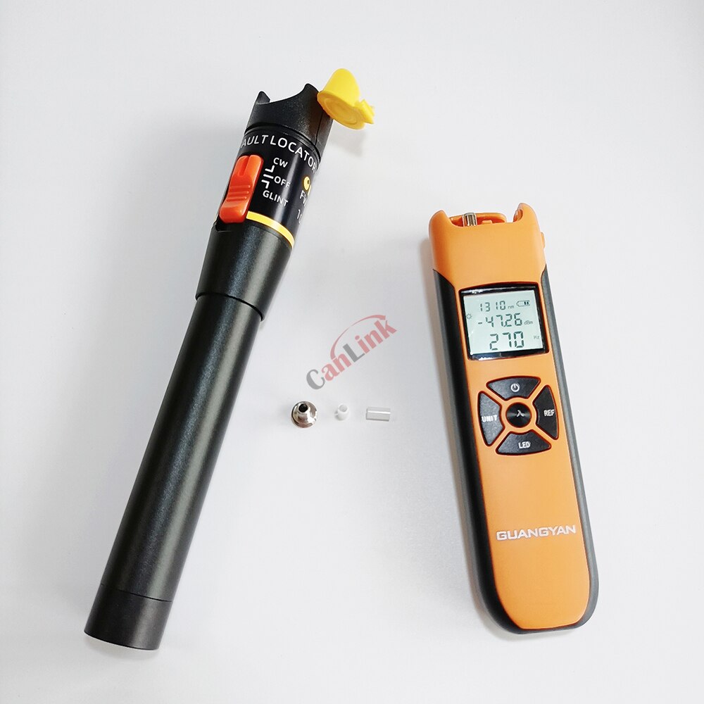Brand FTTH Fiber Optic Tool Kit With Fiber Fibra Optica Power Meter And CFS-3 10mW Visual Fault Locator FC-7S FTTH Tool