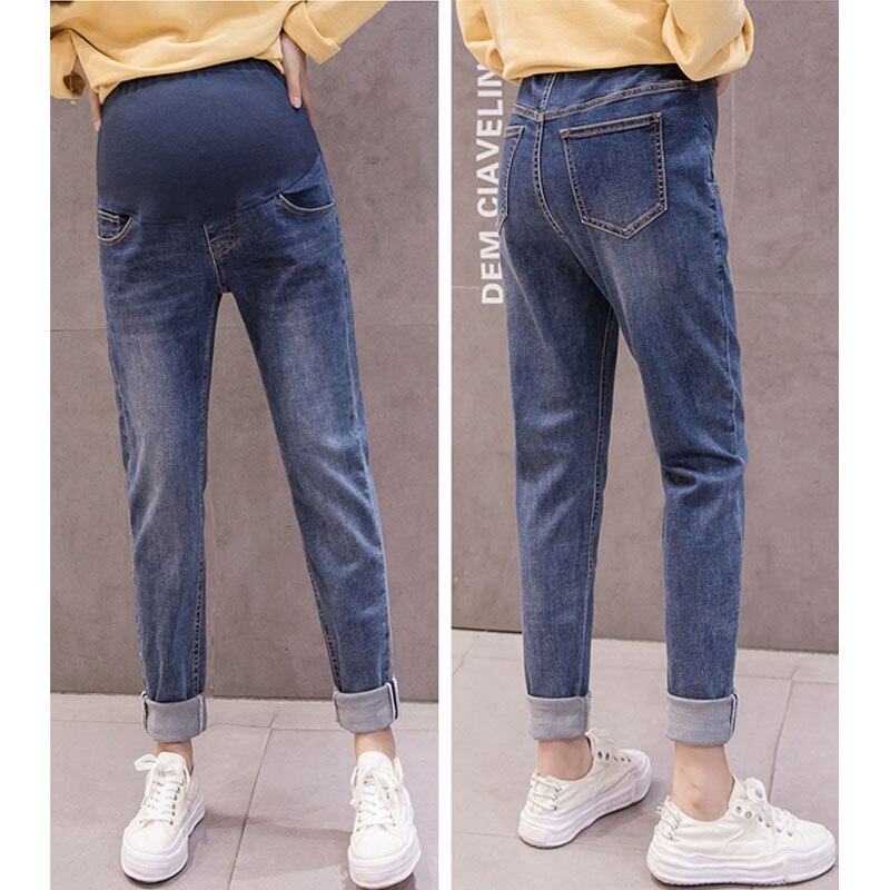 Boyfriend jeans, zwangerschapsbroeken voor zwangere vrouwen, casual losse jeans, zwangerschapsbroeken, zwangerschapskleding