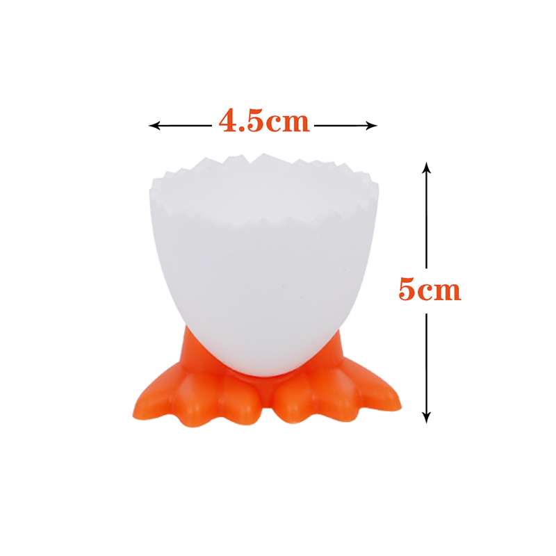 5PCS Egg Holder Cute Egg Cup Holder Egg Opener Separator Boiled Eggs Container Kitchen Tools Accessories