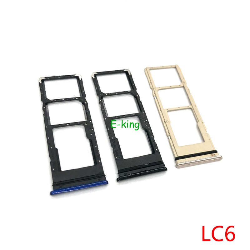 Tecno – support de plateau de Slot de carte Sim Pova 2 LC6 LD7 LE7, prise de lecteur de carte Sim