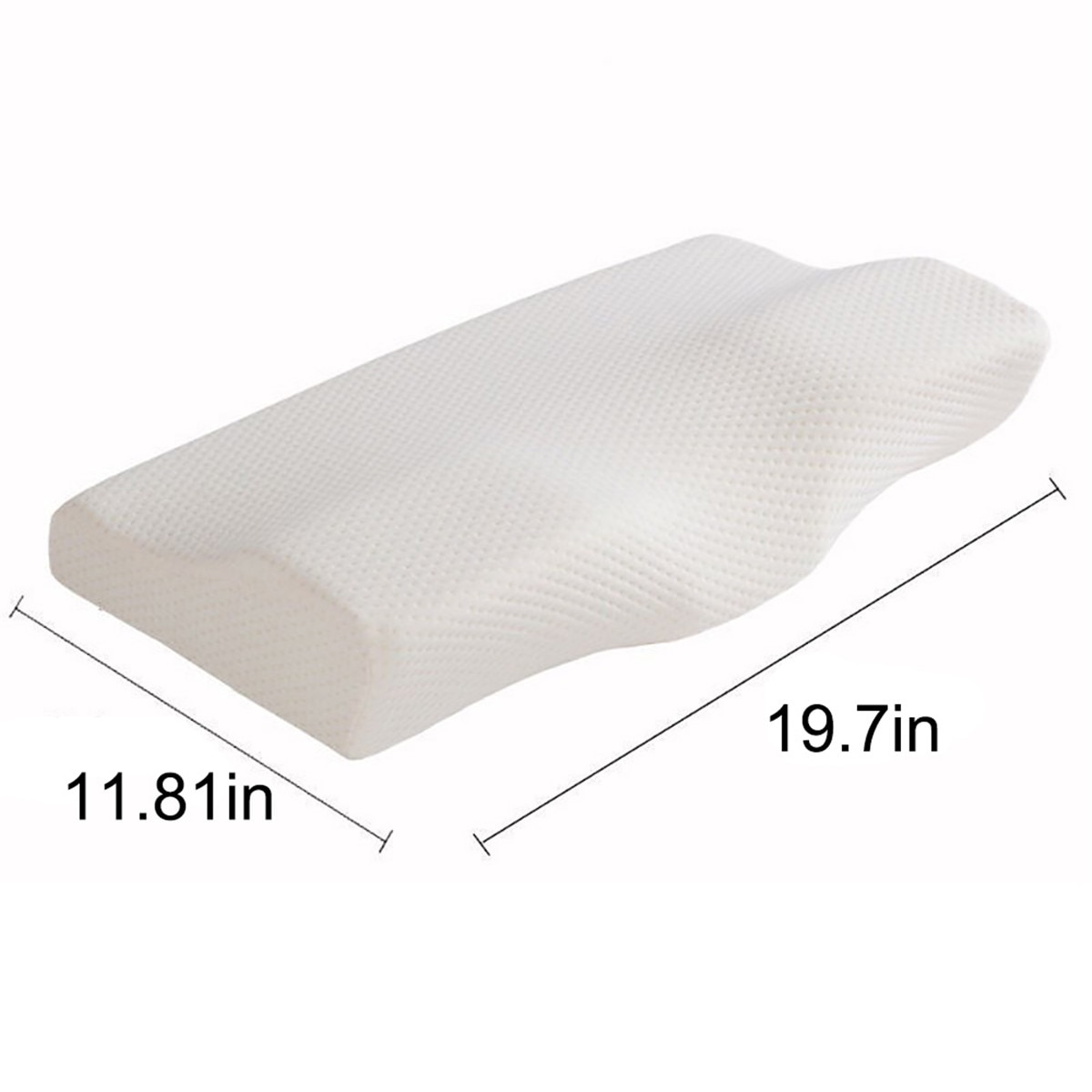 50*30Cm Memory Foam Beddengoed Kussen Nek Bescherming Trage Rebound Memory Foam Vlinder Vormige Kussen Gezondheid Cervicale Nek