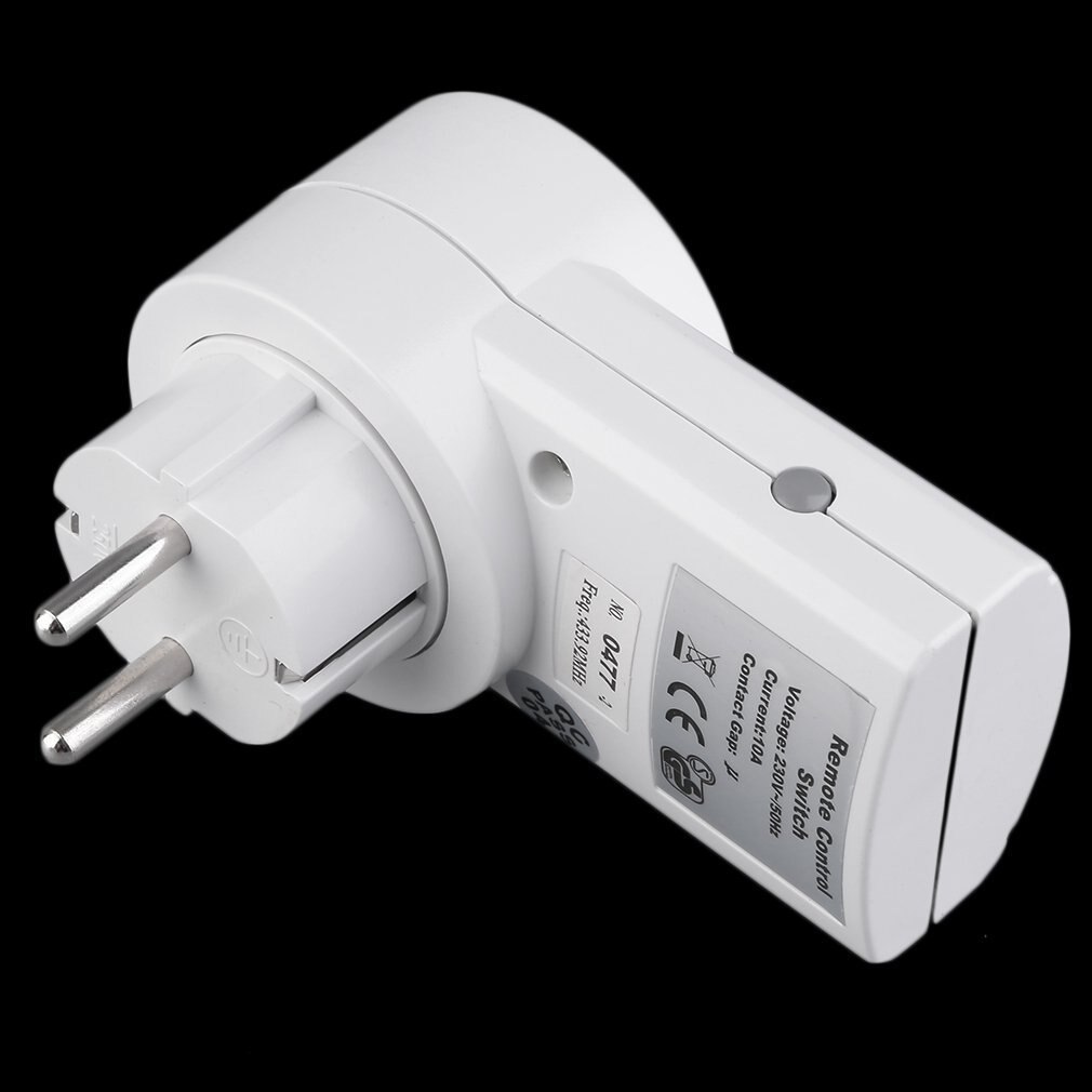 Trådløs fjernbetjening hjemmet hus stikkontakt lyskontakt stik 1 fjernbetjening eu stik stik  bh9938-1 dc 12v