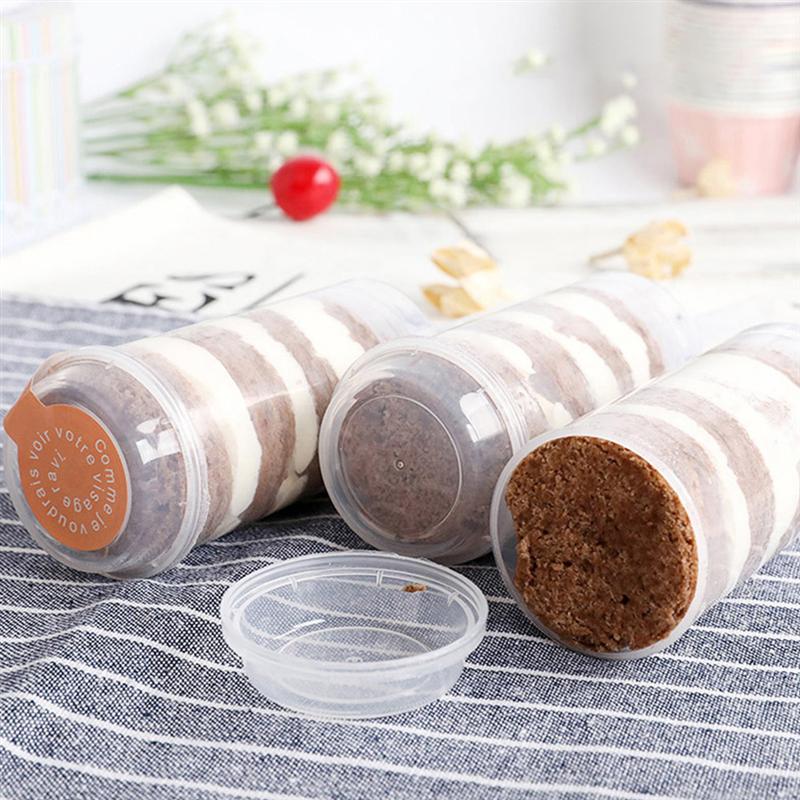 30 stuks ronde push-up cake pop shooter plastic transparante cake houder push pops cake container met deksel voor thuis bakken in de keuken