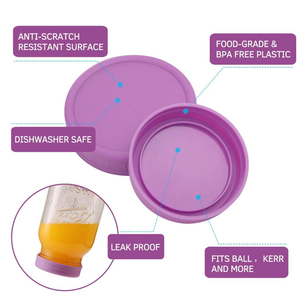 8 blikdeksels van normaal kaliber en 8 blikdeksels met brede opening