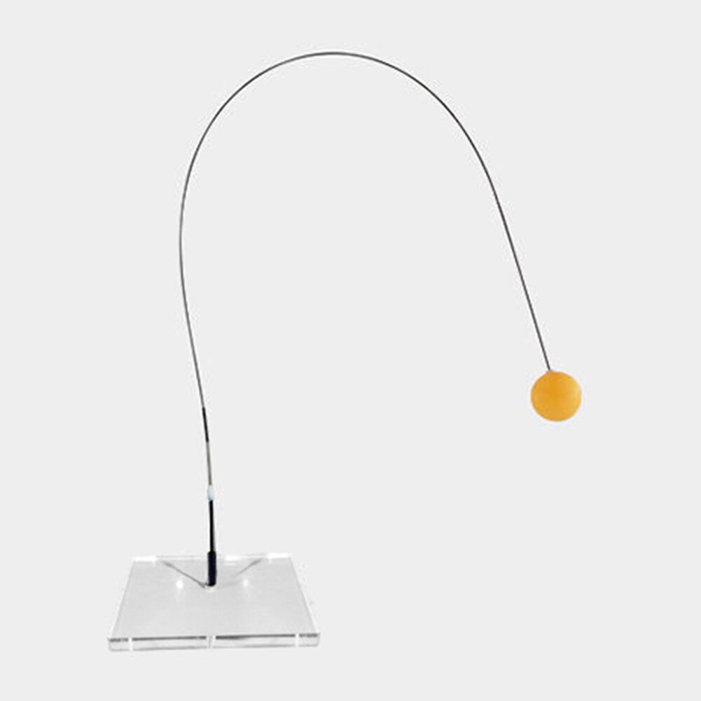 Table Tennis Training Practice Elastic Shaft with 3 Ping Pong Ball 2 Racket Table Tennis Balls/Cover/Edge Protector