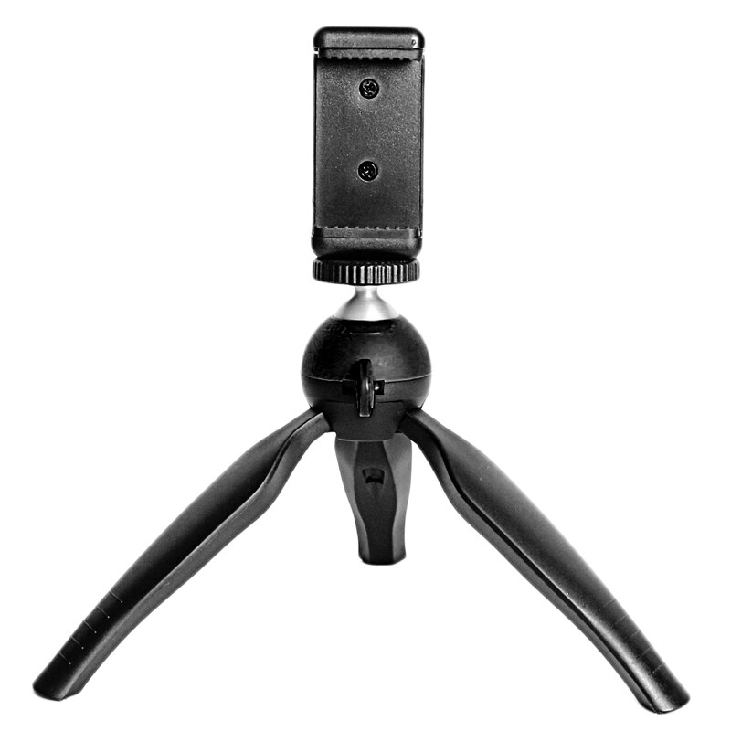 Accessoires de caméra Portable caméra de poche Mini trépied de table avec support de téléphone pour Sony Samsung téléphone Portable téléphone intelligent (Bla