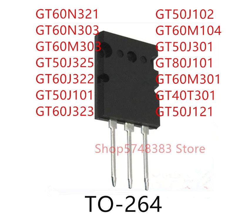 10 sztuk GT60N321 GT60N303 GT60M303 GT50J325 GT60J322 GT50J101 GT60J323 GT50J102 GT60M104 GT50J301 GT80J101 GT60M301 GT40T301 TO264
