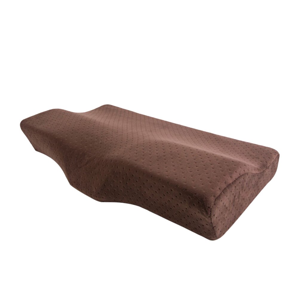 Memory Foam Kussen Voor Slaap Cervicale Kussens Vlinder Vormige Memory Kussens Ontspannen De Cervicale Wervelkolom Volwassen Trage Rebound: Coffee