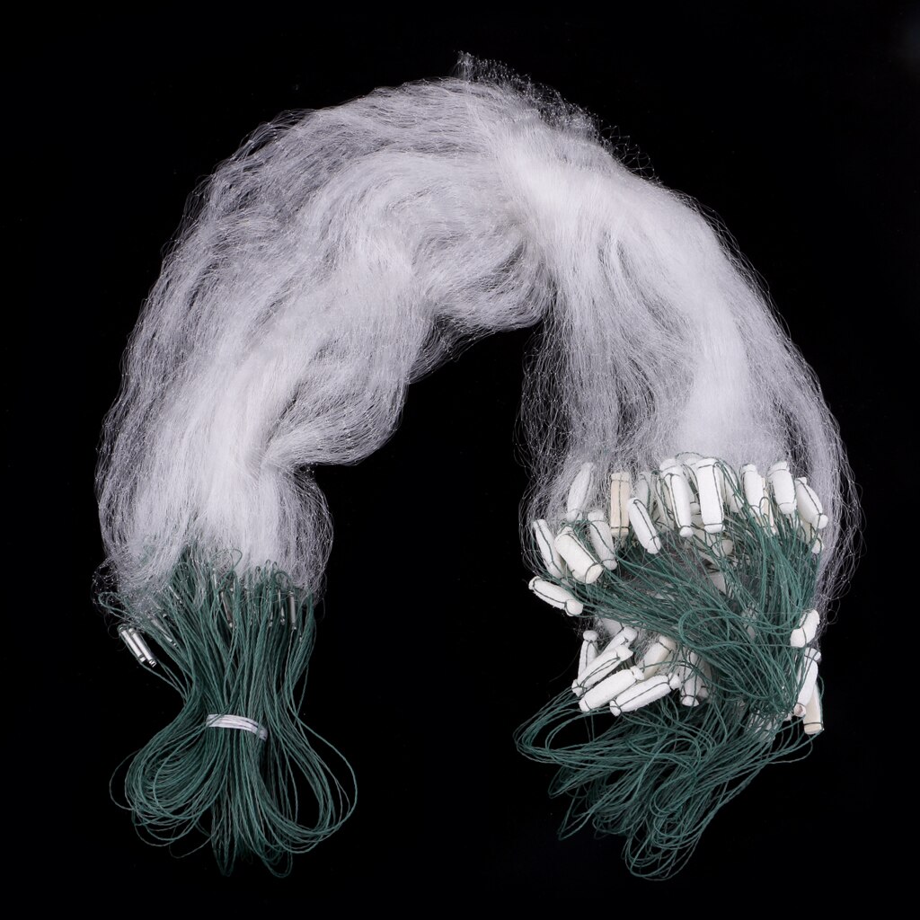 25 Meters Fishing Gill Net 1 Layer Monofilament Fishing with Mesh Trap Float Efficient Fishing Tackle Fishing Net Equipment