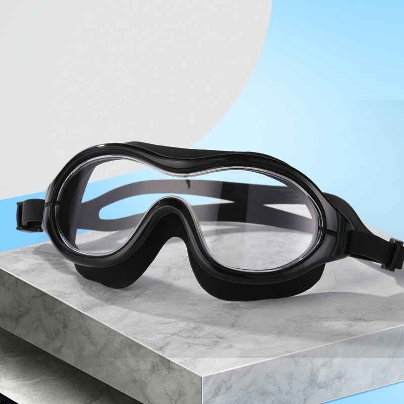 Lunettes de natation pour adultes, étanches, en silicone souple, antibuée, anti-uv, pour hommes et femmes