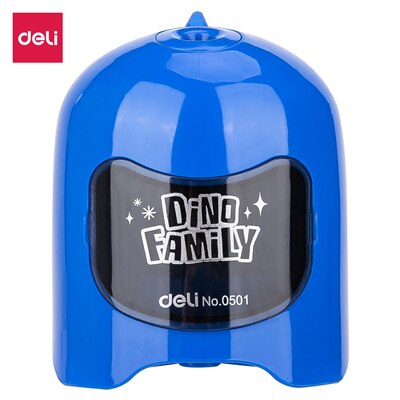 DELI E0501 sacapuntas automático, hoja reemplazable, electrónica, oficina en casa, papelería eléctrica automática para escuela: Azul