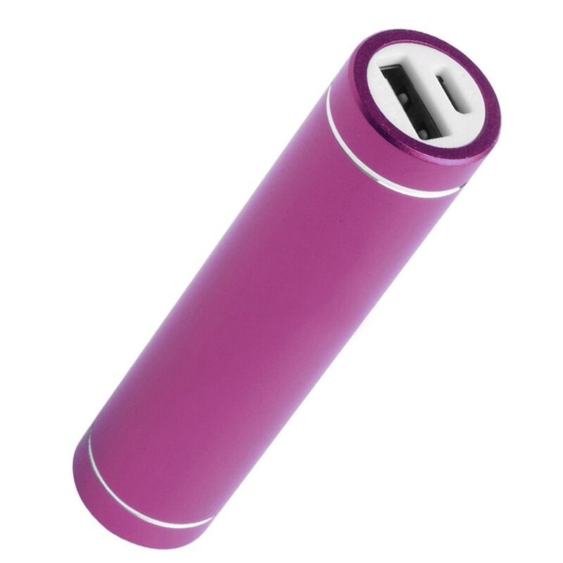 Bærbar multifarvet usb 5v/1a power bank kasse 18650 suite batteri ekstern diy opladningsboks kit universelle mobiltelefoner whosale: 5
