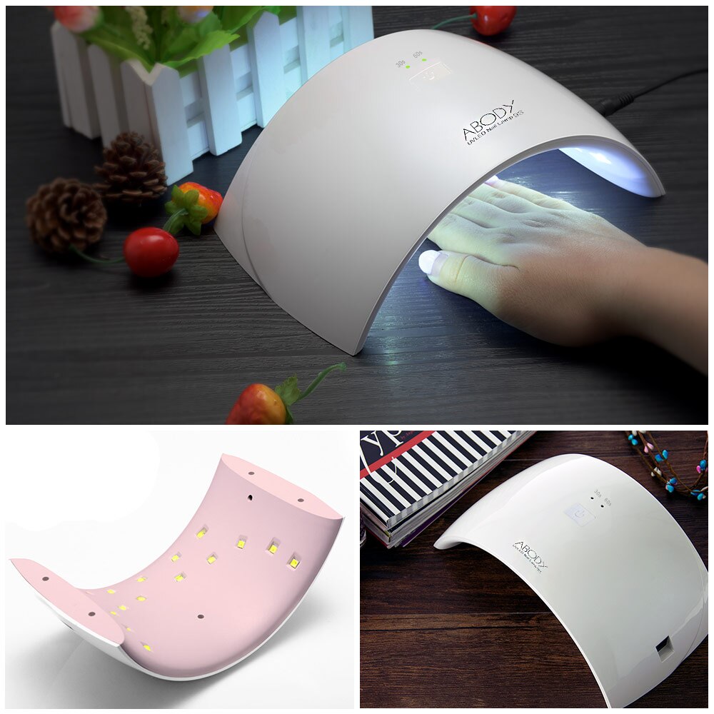 Abody SUN9C LED lampe UV Gel pour ongles sèche ongle ongle l & ongle Gel durcissement lumière blanche Art des ongles peinture Salon outil 24W US/EU Plug