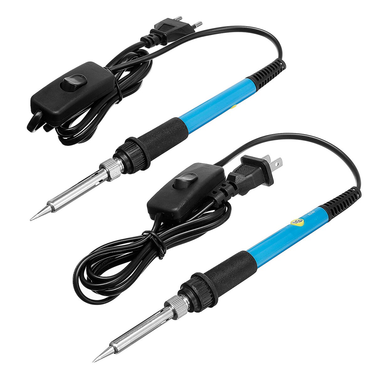 17PCS/Set 60W 110V 220V Soldering Iron Kit Electric Adjustable Temperature Soldering Iron With Soldering Iron Tips Stand Tools