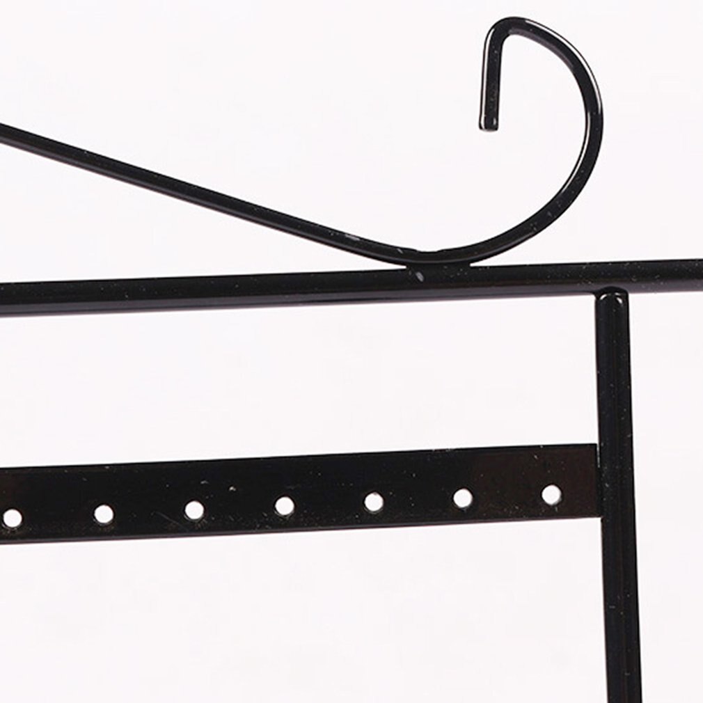 Sieradenhouder met 72 gaten voor oorbellen/kettingen/oorstekers, metalen sieradenorganizer, platte oorbellenhouder