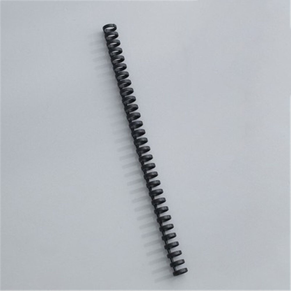 30 Holes Novelty Plastic Loose Leaf Binder Circles Hinged Rings Album Clips Craft Calendar Ring Binder Desk Notebook Circle: black