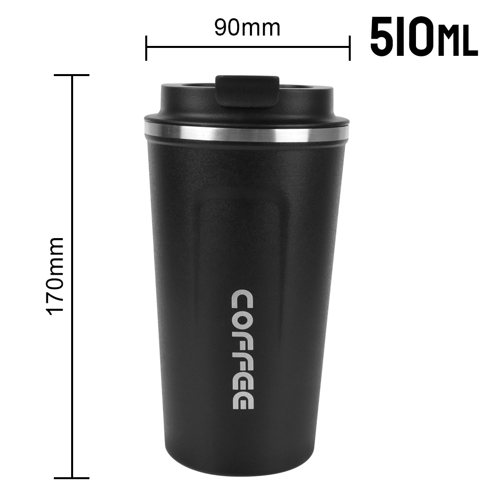 Thermo Cafe Dubbele Rvs Koffiemok voor Thee Water Koffie 380/510ML Leak_Proof Reizen Thermo Cup auto Thermos Mok
