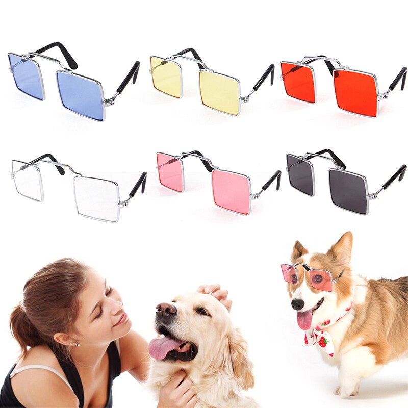 1 Pc Mooie Pet Kat Glazen Hond Bril Huisdier Producten Voor Kleine Hond Kat Eye-Wear Bescherming Hond Zonnebril foto 'S Huisdier Accessoires